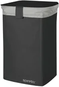 Kosze na bieliznę - Spirella Kosz na pranie Classic L czarny - miniaturka - grafika 1