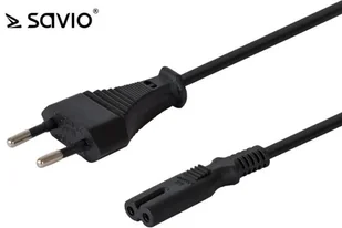 SAVIO CL-97 Kabel zasilający 2pin 1,2m CL-97 - Kable - miniaturka - grafika 2