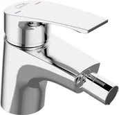 Baterie bidetowe - Laveo Deza Jednouchwytowa bateria bidetowa stojąca z korkiem chrom BAD032D - miniaturka - grafika 1