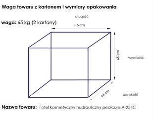 ACTIVESHOP FOTEL Kosmetyczny Hyd. A 234c Pedi Biały 10003_100716 - Fotele kosmetyczne - miniaturka - grafika 7