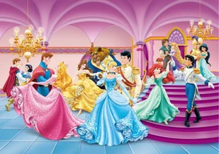 Disney AG Design ftds1928 Princess księżniczek, fototapeta papieru do pokoju dziecięcego 255 x 180 cm 2 części, papier, wielokolorowa, 0,1 x 255 x 180 cm FTDs1928 - Wyposażenie pokoiku dziecięcego - miniaturka - grafika 2