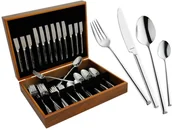 Zestawy sztućców - Amefa Walizka Metropole 1170 64 elem sztućców 12 osób kaseta drewniana B3D4-98833_20180913140932 - miniaturka - grafika 1