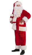Stroje karnawałowe - Strojemikolaja.pl Strój Mikołaja super deluxe z polaru - komplet 6 elementów - miniaturka - grafika 1
