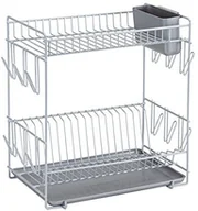 Suszarki do naczyń - Sauvic Stojak na parasole, z powłoką z tworzywa sztucznego do naczyń sauvic 89010 Szary, rozmiar 43 X 25 X 41,5 cm. 89010 - miniaturka - grafika 1