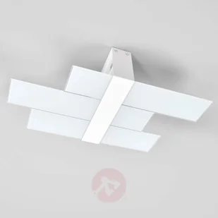 Linea Light Nowoczesna lampa sufitowa Triad 48 cm biała - Lampy sufitowe - miniaturka - grafika 5