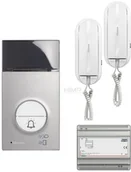 Domofony - Bticino Zestaw domofonowy dwurodzinny L3000 + 2xAudio ECO 343071/2x344242 - miniaturka - grafika 1