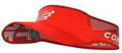 Czapki i chusty sportowe męskie - Compressport daszek ULTRALIGHT VISOR V2 czerwony - miniaturka - grafika 1