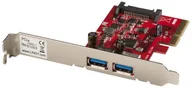 Części i akcesoria do laptopów - LINDY 51053 Karta USB 3.1 2-portowa na PCIe LY-51053 - miniaturka - grafika 1