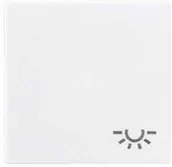 Wyłączniki światła i elektryczne - Jung a590lww przełącznik kołyskowy z symbolem "światło" A590LWW - miniaturka - grafika 1