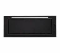 Okapy kuchenne - Toflesz OK-6 Linea Glass Czarny 90 - miniaturka - grafika 1