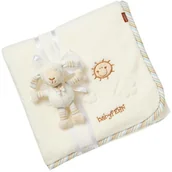 Koce i narzuty dla dzieci - Fehn Kocyk z maskotką Owieczka 13 cm - miniaturka - grafika 1