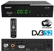 Anteny satelitarne - EDISION Edision PICCO S2 Full HD SAT Receiver (1 X DVB-S2, Wi-Fi, USB, HDMI, SCART, S/PDIF, IR oko, Card Reader) czarna Picco S2 - miniaturka - grafika 1