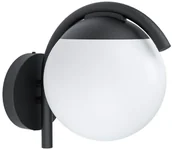 Lampy ogrodowe - Eglo Lampa zewnętrzna PRATA VECCHIA stal ocynkowana tworzywo sztuczne czarny 98731 - miniaturka - grafika 1