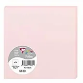 Papier do drukarek - Clairefontaine 11855C opakowanie (z 25 kartkami pyłków, 135 x 135 mm) 210 g, różowe 11855C - miniaturka - grafika 1