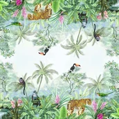 Folia, papier śniadaniowy, serwetki - Nuova R2S Easy life SERWETKI PAPIEROWE Tropical Paradise - miniaturka - grafika 1