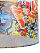 Lampy sufitowe - EULUNA Lampa wisząca Graffiti z kolorowym nadrukiem foto - miniaturka - grafika 1