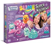 Masy plastyczne - Clementoni Naukowa zabawa Super kolorowe Slime - miniaturka - grafika 1