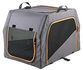 Sprzęt podróżny i transportery dla psów - HUNTER Hunter pudełko do transportu psów, z aluminiową ramą, antracytowy/pomarańczowy - miniaturka - grafika 1