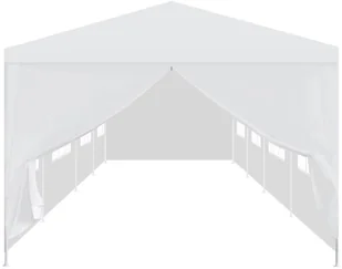 vidaXL Namiot ogrodowy, 3 x 12 x 2,55 m, biały - Pawilony ogrodowe - miniaturka - grafika 4