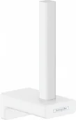 Stojaki i wieszaki na papier toaletowy - HANSGROHE HANSGROHE 41756700 AddStoris Uchwyt na zapasowy papier toaletowy biały matowy - miniaturka - grafika 1