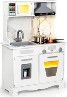 Zabawki AGD - Multistore Multistore Drewniana kuchnia dla dzieci dźwięki led + akcesoria universal 1941 - miniaturka - grafika 1