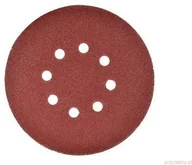 Materiały ścierne - Geko Papier ścierny na dysk 125mm P180, 8 otworów G78657 - miniaturka - grafika 1