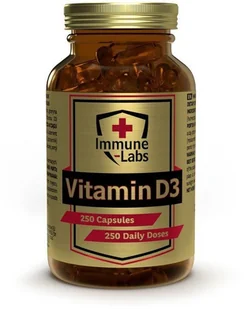 Immune-Labs Witamina D3 250 kapsułek - Witaminy i minerały dla sportowców - miniaturka - grafika 2