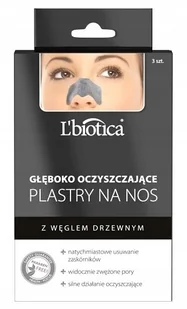 Lbiotica głęboko oczyszczające plastry na nos z węglem 3 szt. 7068442 - Pozostałe kosmetyki - miniaturka - grafika 3