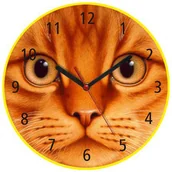 Zegary - Atrix Zegar naścienny koci pyszczek ATE900KK - miniaturka - grafika 1