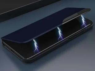 Alogy Etui portfel Smart View Cover do Samsung Galaxy A52 5G A52 Granatowe 9531X3 - Etui i futerały do telefonów Alogy Etui portfel Smart View Cover do Samsung Galaxy A52 5G A52 Granatowe 9531X3 - Etui i futerały do telefonów - miniaturka - grafika 5