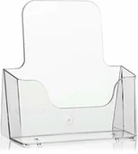 Pojemniki biurowe - VITAdisplays 10 x stołowy stojak na prospekty/stojak na prospekty firmy VITAdisplays (przezroczysty, DIN A5) NE-166 - miniaturka - grafika 1