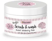 Peelingi do ciała - Nacomi Scrub & Wash piankowy peeling do ciała Sweet Blueberry 180 ml - miniaturka - grafika 1