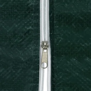 vidaXL Ścianki boczne namiotu 2 szt. z suwakiem PE zielone 45120 - Pawilony ogrodowe - miniaturka - grafika 7