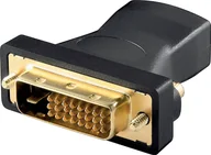 Adaptery i przejściówki - Adapter AV Wentronic HDMI na DVI-D 24+1 Czarny 68931 - miniaturka - grafika 1