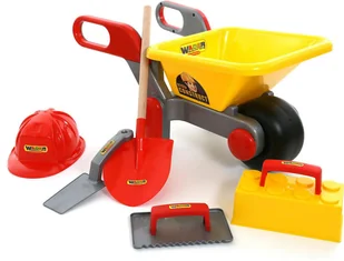 Wader Quality Toys WADER QT Taczka + akcesoria + kask 50229 - Zabawki i gry sportowe - miniaturka - grafika 2