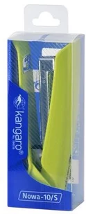 Kangaro Zszywacz Nowa-10/S, zszywa do 15 kartek, plastikowy, w pudełku PP, zielony KAN10/S-02 - Zszywacze biurowe - miniaturka - grafika 2