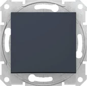 Wyłączniki światła i elektryczne - Schneider Sedna łącznik schodowy podtynkowy pojedynczy bez ramki grafitowy SDN0400170 - miniaturka - grafika 1