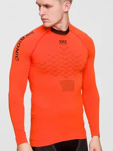 XBIONIC XBIONIC Koszulka biegowa termoaktywna THE TRICK RUN 4.0 pomarańczowa - Koszulki sportowe męskie - miniaturka - grafika 3