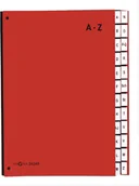 Przekładki do segregatorów - Pagna Przekładka indeksująca Color 24 Fächer A-Z rot 24249-01 - miniaturka - grafika 1