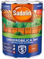 Lakiery do drewna - Sadolin Lakierobejca 3w1 mahoń 5L - miniaturka - grafika 1