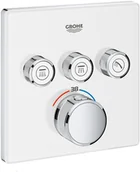 Baterie podtynkowe - Grohe bateria termostatyczna do obsługi trzech wyjść wody, biała Grohtherm SmartControl 29157LS0 29157LS0 - miniaturka - grafika 1