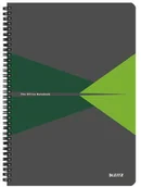 Notesy i bloczki - Leitz Kołonotatnik Office Card A4 90 kratka zielony 46470055 - miniaturka - grafika 1