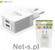 Techly Ładowarka sieciowa 230V 2x USB 5V 2x 2.1A biała 102932 - Ładowarki do telefonów - miniaturka - grafika 3