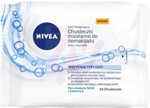 Nivea CHUSTECZKI MICELARNE DO DEMAKIJAŻU MicellAIR 3W1 25 SZT - Chusteczki do demakijażu - miniaturka - grafika 3