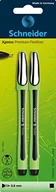 Flamastry - Schneider 79001  Cienkopisy Xpress 0,8 2 szt., czarna 79001 - miniaturka - grafika 1