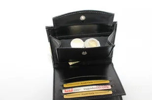 Sara Portfel Męski Skórzany (PL) Skóra Licowa Duży Pionowy Bez Zapięcia Dwa Skrzydełka Kieszeń I Suwak Na Bilon SAR_P31 - Portfele - miniaturka - grafika 4