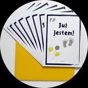 Albumy fotograficzne - Karty do zdjeć ciążowych - miniaturka - grafika 1