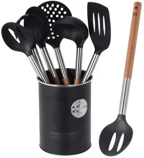 EH Excellent Houseware Zestaw przyborów kuchennych w koszyku chochla łopatka szumówka łyżka 142608 - Przybory do gotowania EH Excellent Houseware Zestaw przyborów kuchennych w koszyku chochla łopatka szumówka łyżka 142608 - Przybory do gotowania - miniaturka - grafika 1