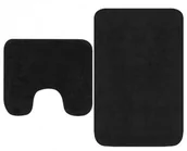 Dywaniki łazienkowe - Komplet antracytowych dywaników do łazienki Z7-G83 - miniaturka - grafika 1