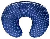 Poduszki do karmienia - Lulando Anodo Poduszka do karmienia, Rogal, Kropki, Granatowa - miniaturka - grafika 1